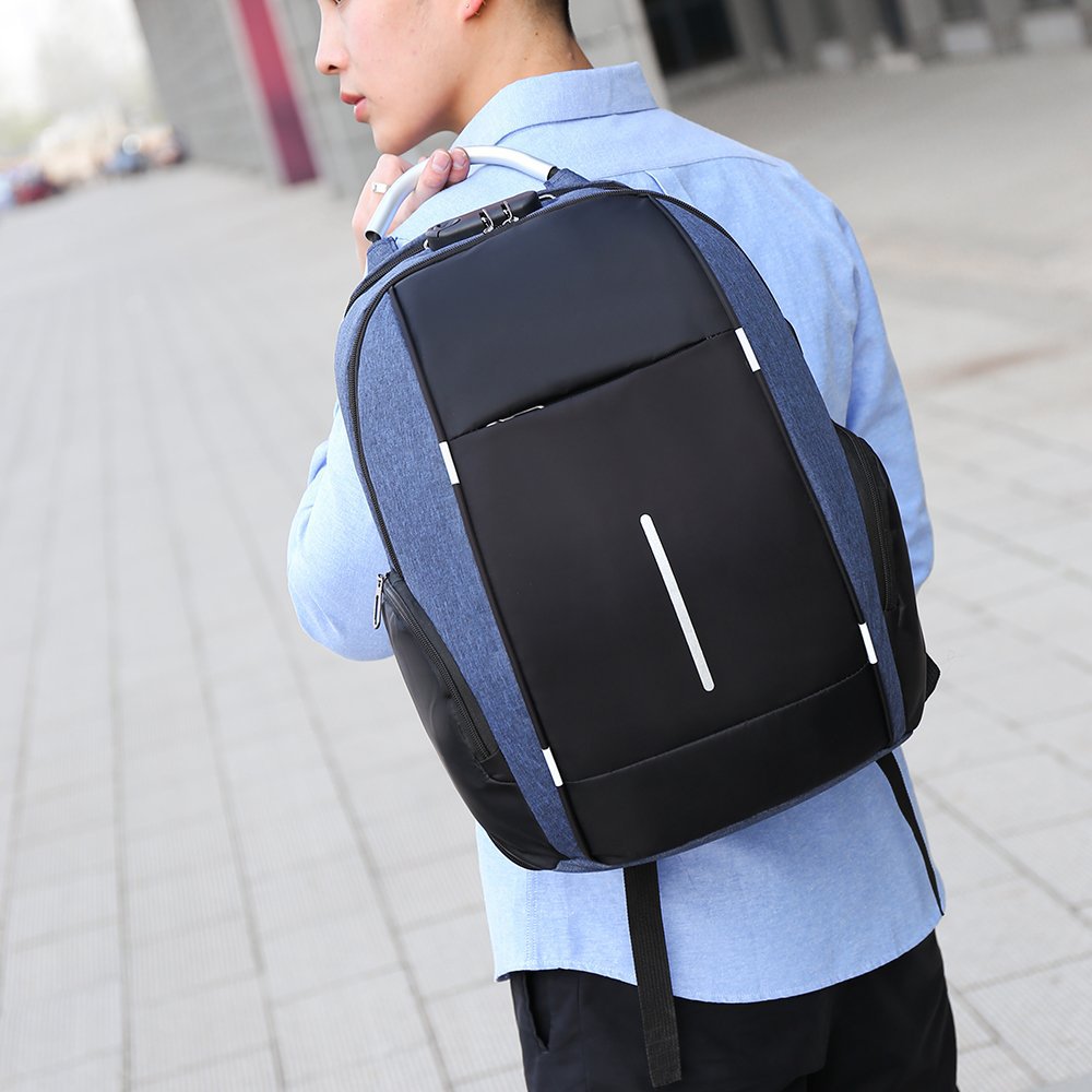 Multifunctional USB Password Lock Large Capacity Schoolbag