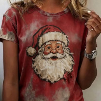3D Printed Summer Short Sleeve T-shirt For Women