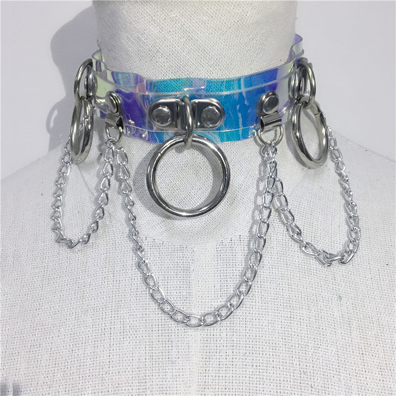 Punk Style Transparent Necklace For Women