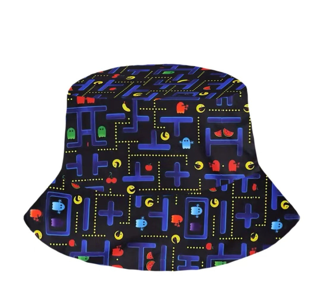 Creative Pattern Series Double-sided Wear Sunshade Breathable Bucket Hat