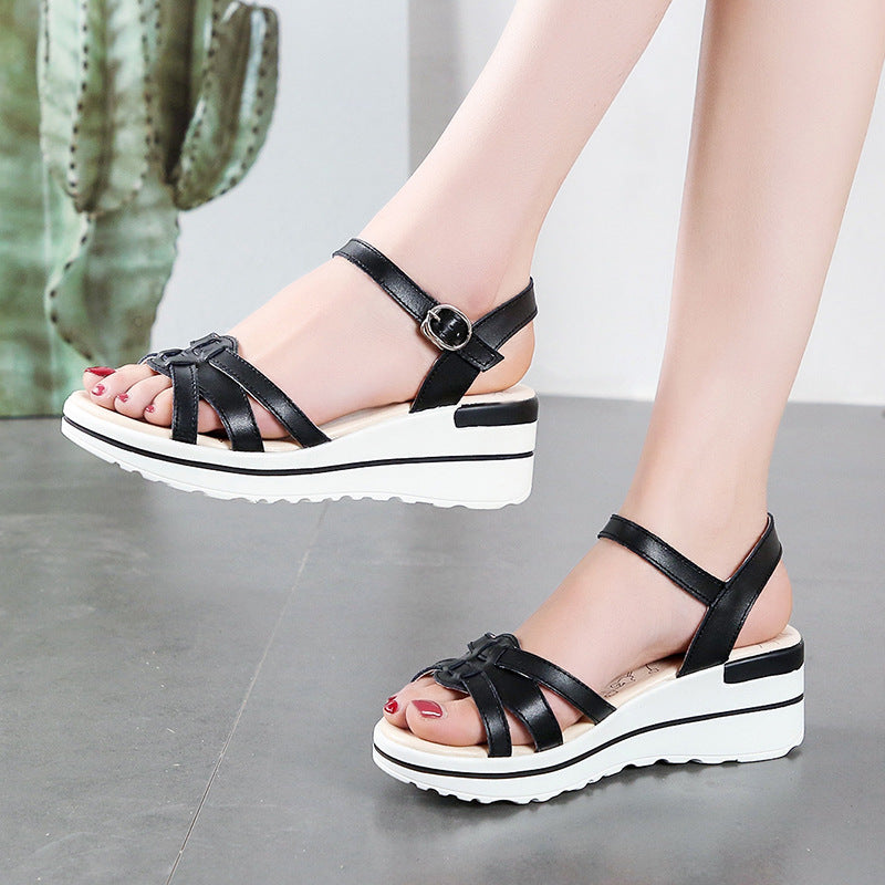 Women's Platform Wedge Soft Sole Sandals