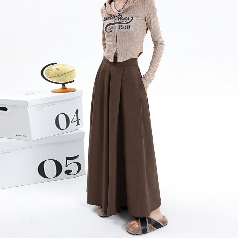Autumn And Winter High Waist Slimming Skirt