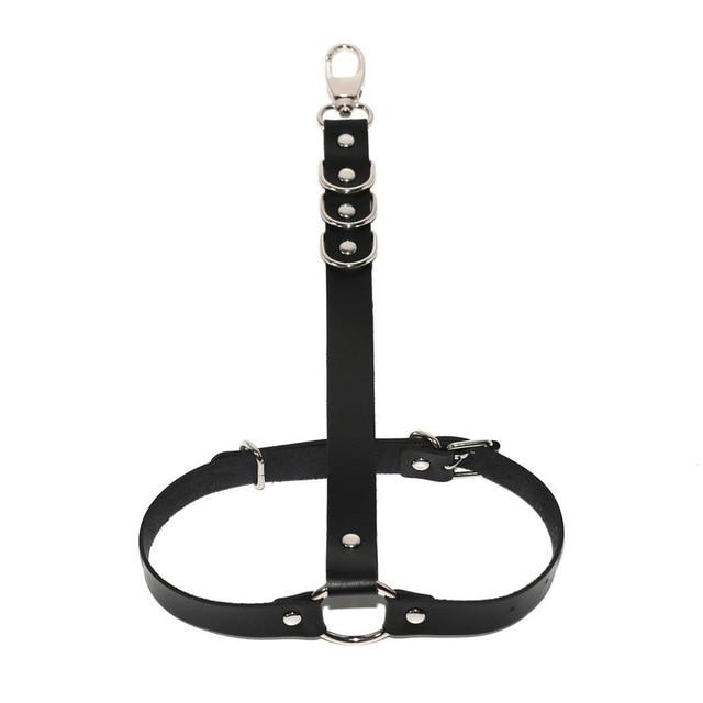 Fashion Trend Punk Style Show Pu Leg Chain