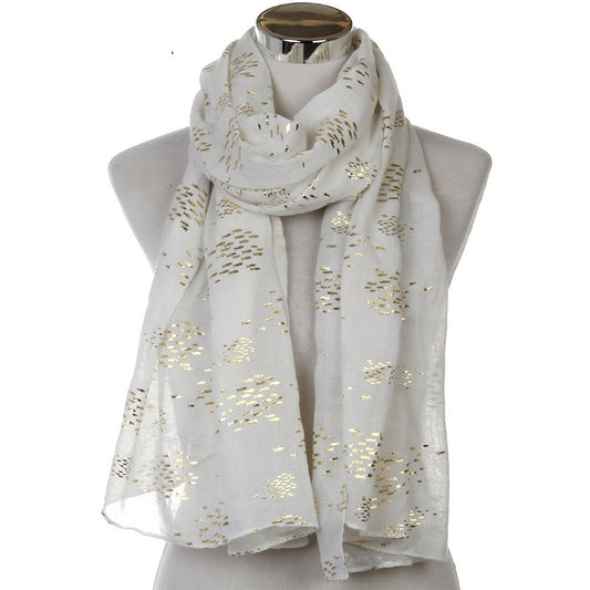 Metal small fish bronzing scarf