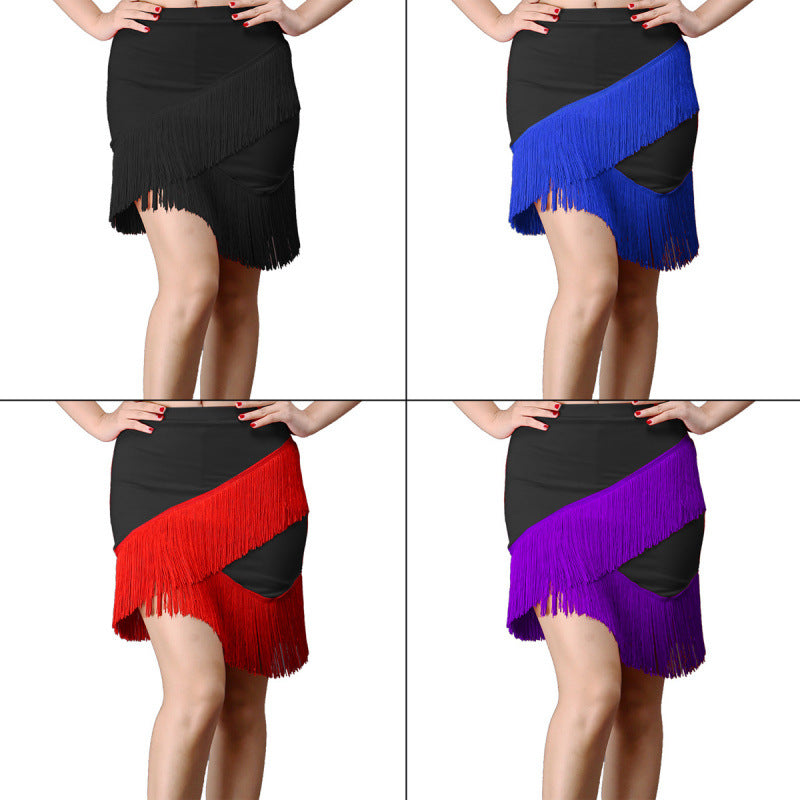 Irregularly Hemmed Mini Skirt With A Wraparound Hip