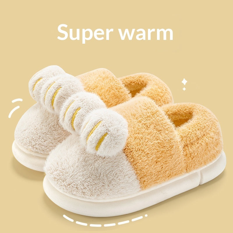 Cotton Slippers With Back Support Home