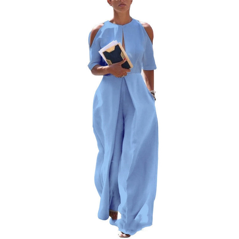 Women's Off Shoulder One Piece Suit