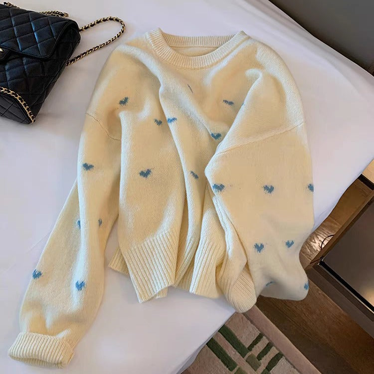 All-matching Youthful-looking Idle Style Soft Glutinous Short Sweater