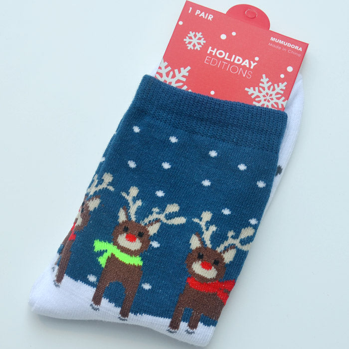 New Year Santa Claus Holiday Gift Fashion Socks