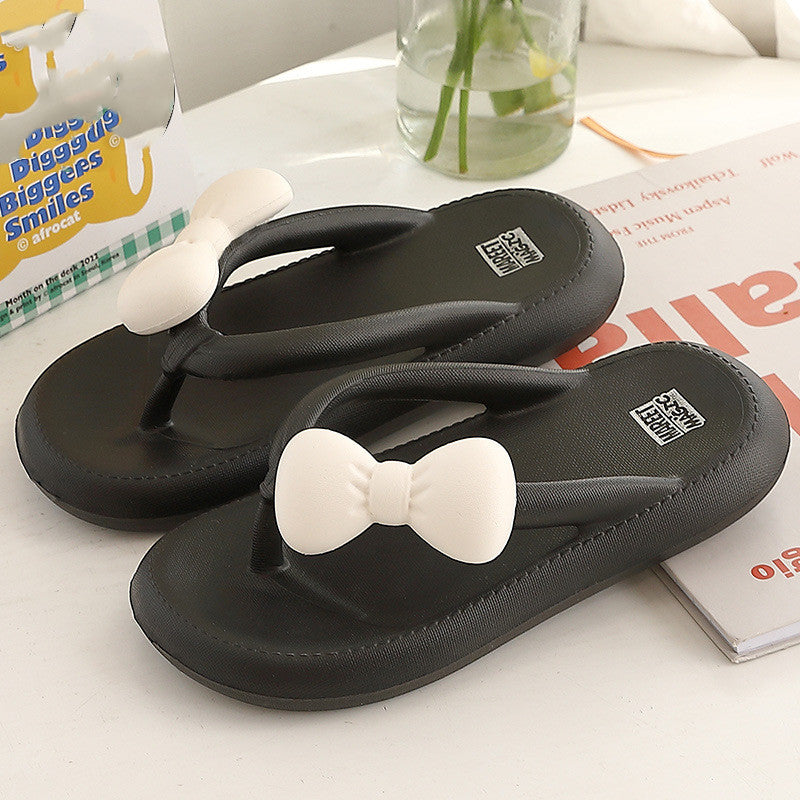 Women's Fashion Bow Knot Anti-Slip Flip-Flops