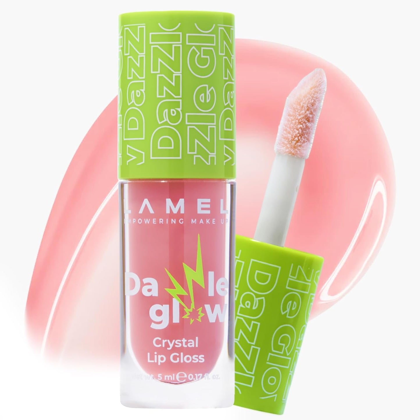 Dazzle Glow Crystal Clear Lip Gloss - Hydrating Lip Gloss - Non Sticky - Colored - Moisturizing - №404 You Can