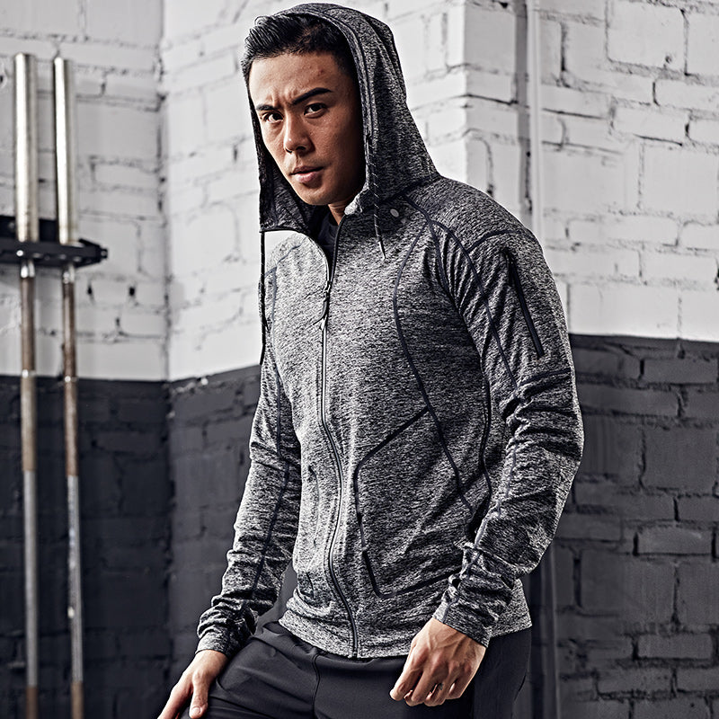 Morning Running Equipment Running Training Clothes Hooded Coat