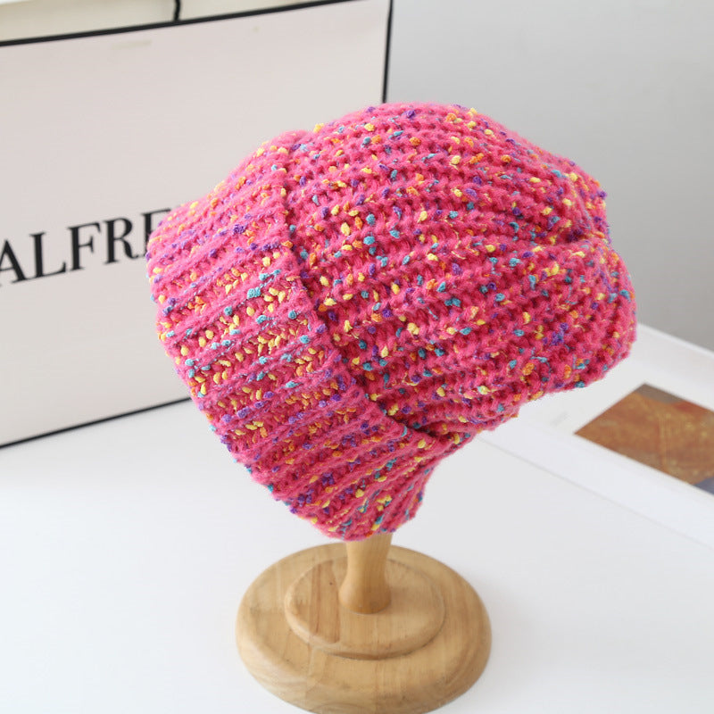Women's Fashion Casual Hundred With Woolen Hat