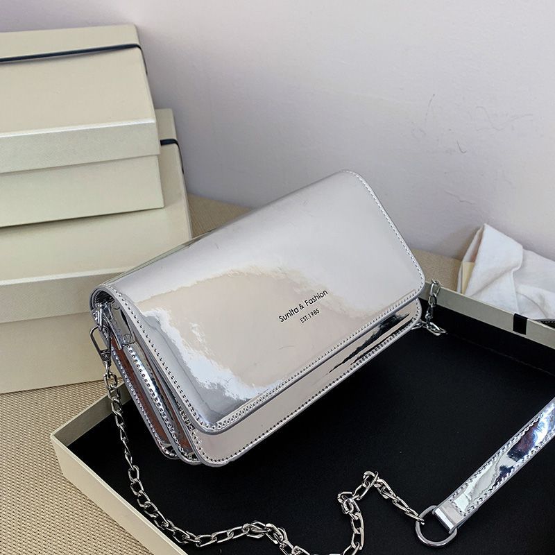 Korean Style Small Square  Fashion Simple Messenger Bag