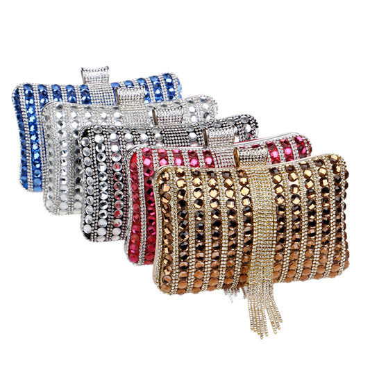 New Fringed Evening Ladies Fashion Clutch Bag