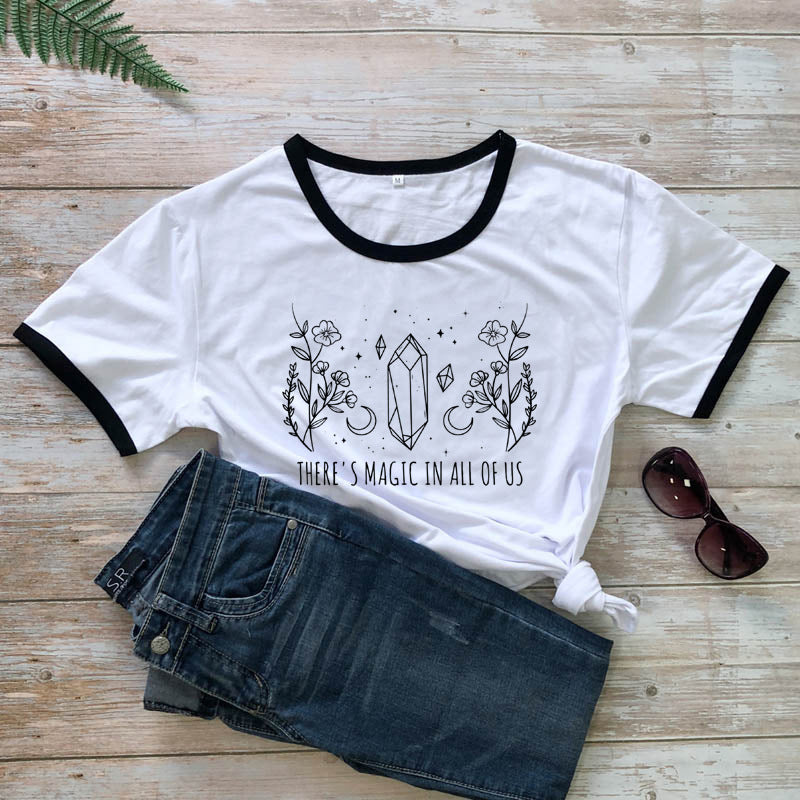 THERE'S MAGIC IN ALL OF US New Women's Short-sleeved T-shirt