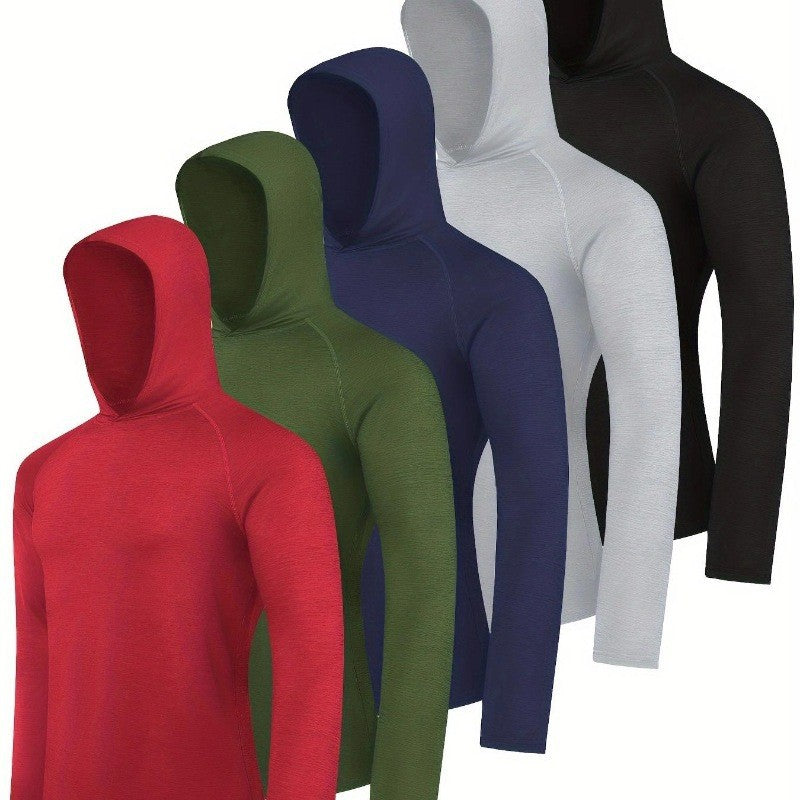 Autumn And Winter With Hat Pullover Long Sleeve T-shirt