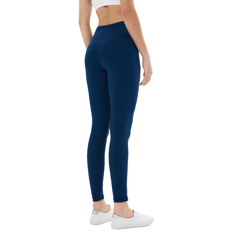 Women's Side Polka Dot Pocket High Waist Skinny Pants