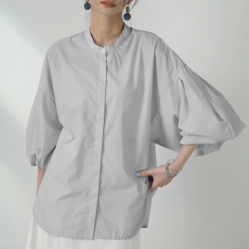 Japanese And Korean Autumn Women's Shirt High-grade
