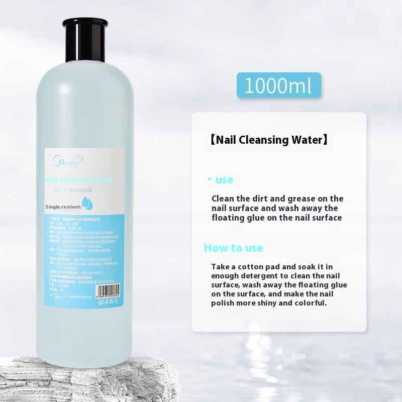 Nail Art Press Bottle Nail Remover Cleaning Solution