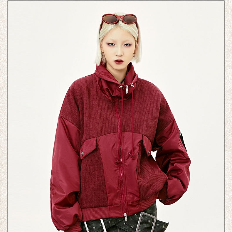 Men's And Women's Solid Color Pilot Loose Jacket