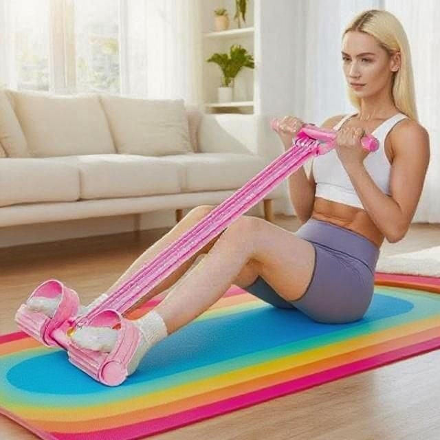 Womens Adjustable Shoulder- And Back-Open Foot-Operated Resistance Trainer