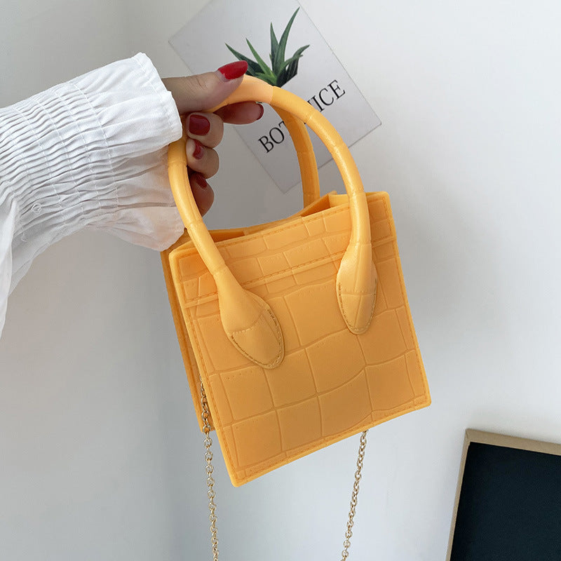 Ny trendy fashion skuldertaske med kæde til kvinder