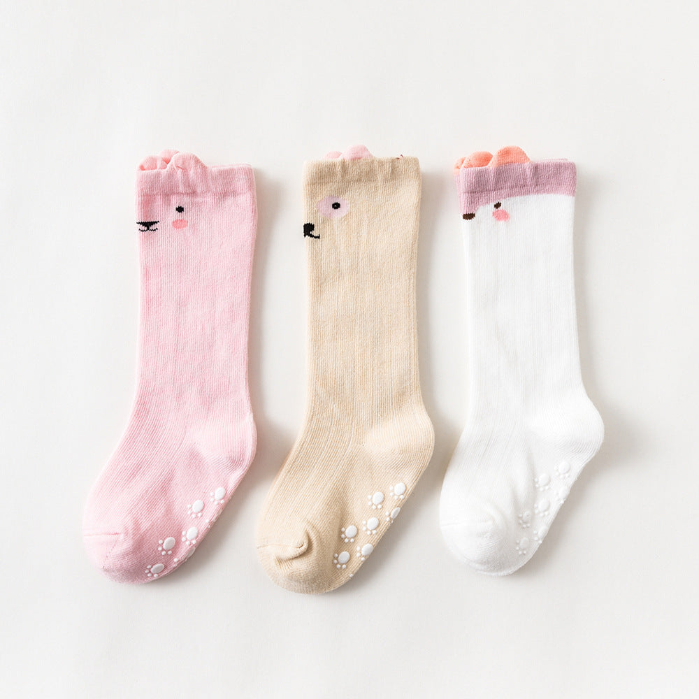 Cotton Newborn Mid Long Tube Knee Socks