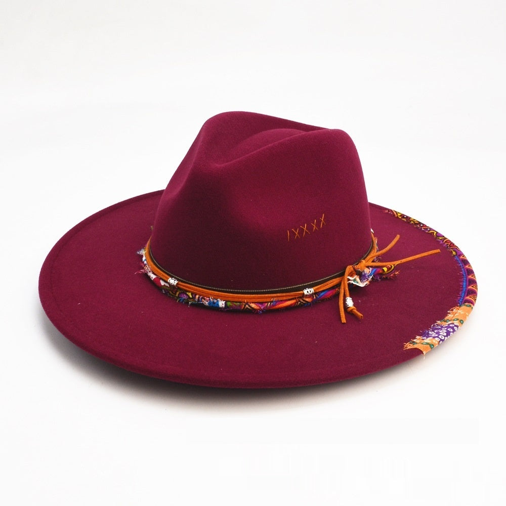 Fashion Retro Original Design Fedora Hat European And American Fur Felt Hat