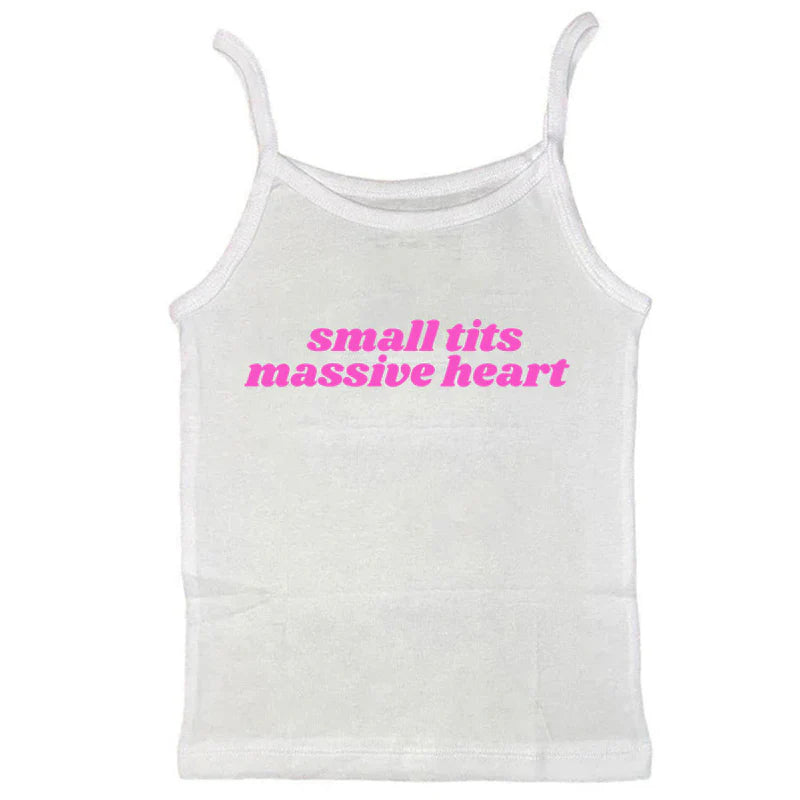Letter Print Short Slim Strap Tube Top