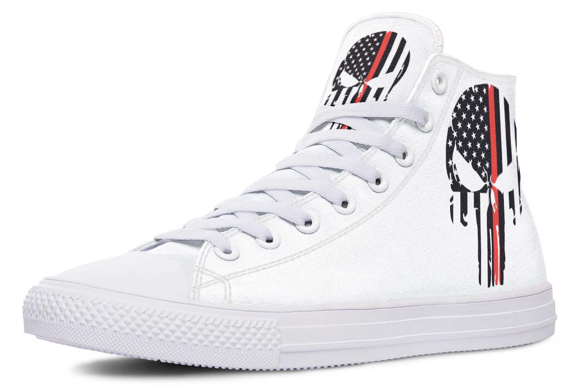 Printed Couple High-top Canvas Shoes