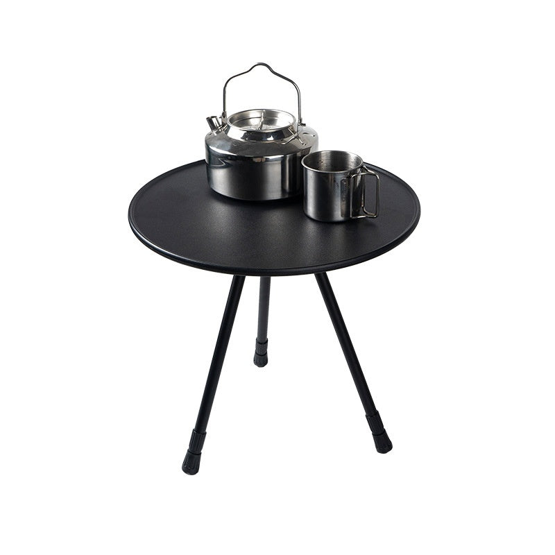 Outdoor Folding Small Round Table Camping Portable Lifting Table