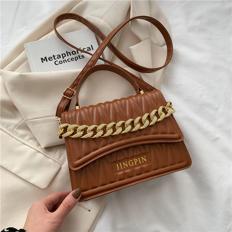 Ins Niche Senior Women's New Chain Shoulder Messenger Bag