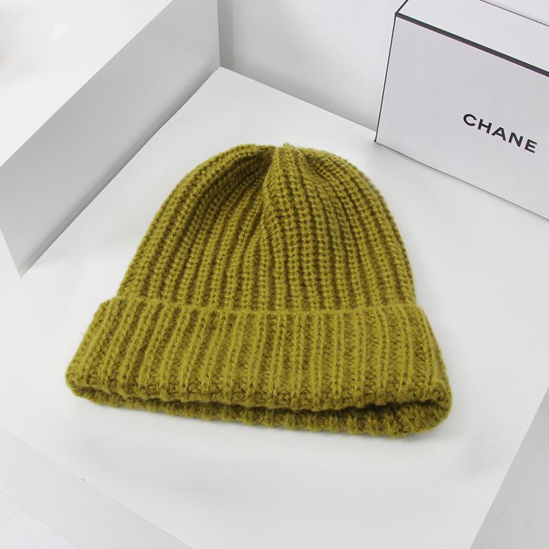 Women's Huge Wool Knitted Hat With Big Circumference