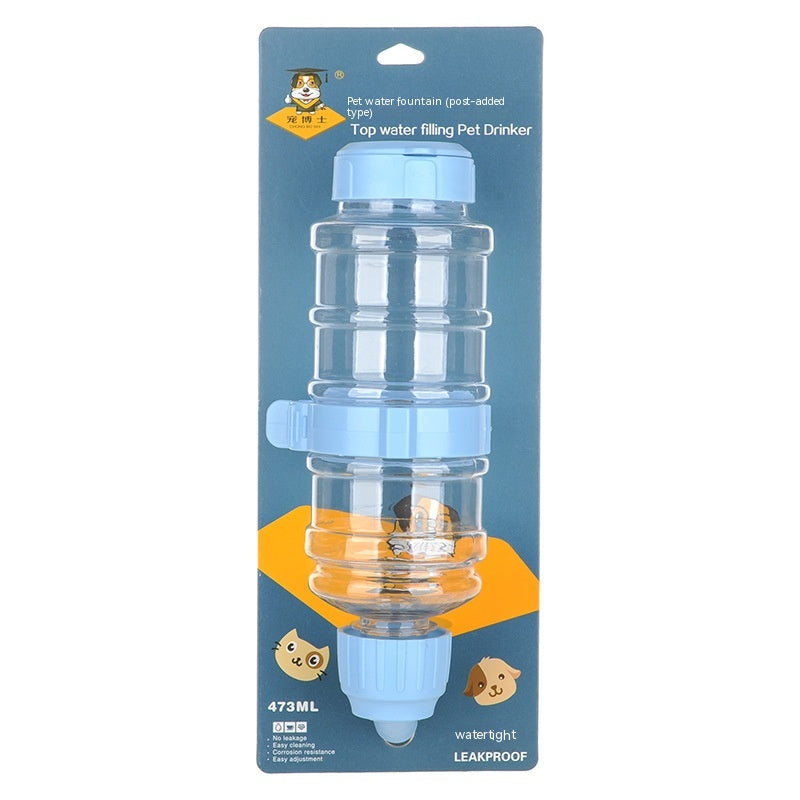 Dog Drinking Water Apparatus Hanging Pet Hanging Kettle Ball Cat