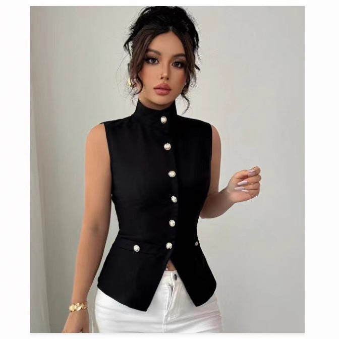 Versatile Fashionable And Chic Sleeveless Vest