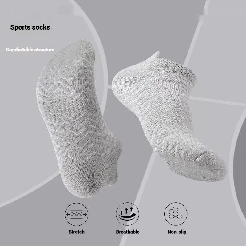 Outdoor Cycling Running Socks Quick-drying Breathable Solid Color Sports Socks