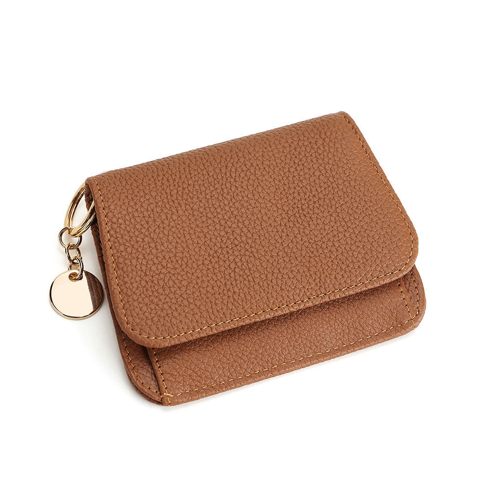 Solid Color Women's Fashion Zipper Coin Purse