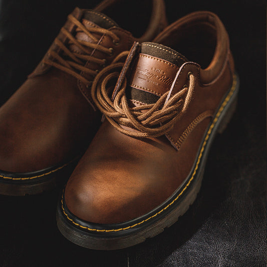 Retro Tooling Men's Casual Leather Shoes