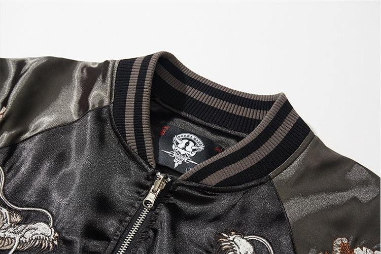 Men's Embroidered Nine Tail Jacket Coat