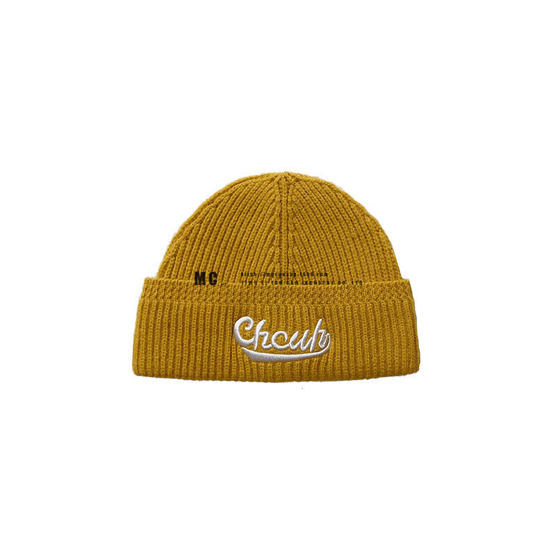 Women's Embroidered Letters Knitted Hat