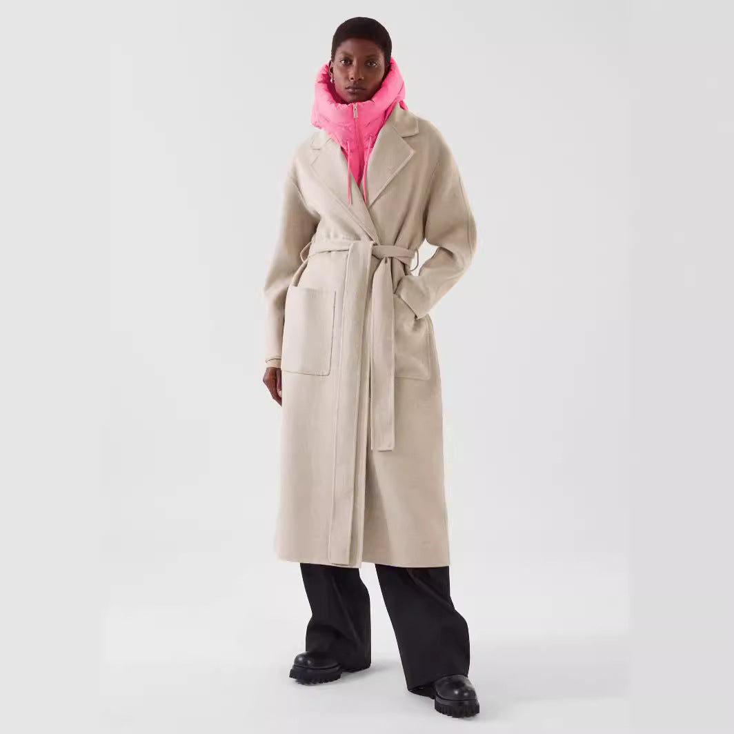 Women's Versatile Hooded False Collar Vest