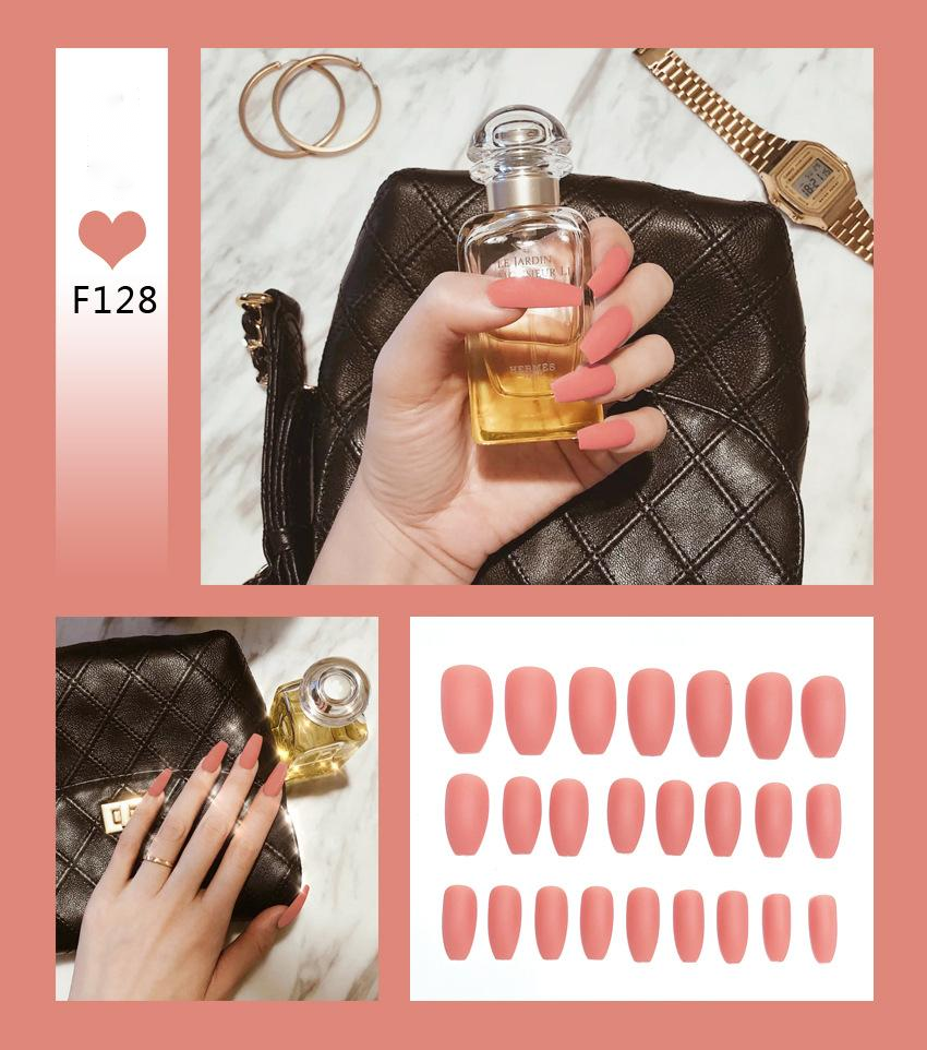 Matte Matte Super Long Ballet Nail
