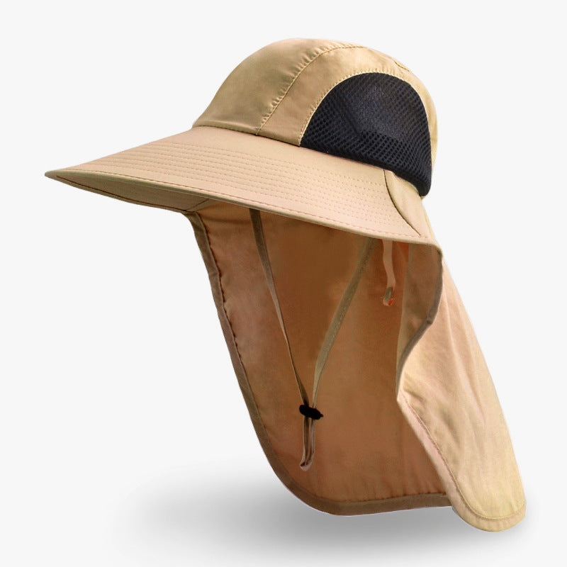 Mesh Breathable Big Brim Summer Outdoor Sunshade Sun Protection Hat Children