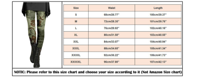 Women's Fashionable Retro Ethnic Style Slimming Printed Leggings