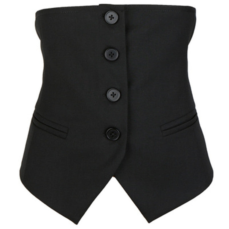 Women's Personalized Adjustable Waist Half Suit Vest
