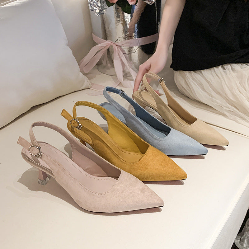Spring And Summer Stiletto Heel Pointed High Heels