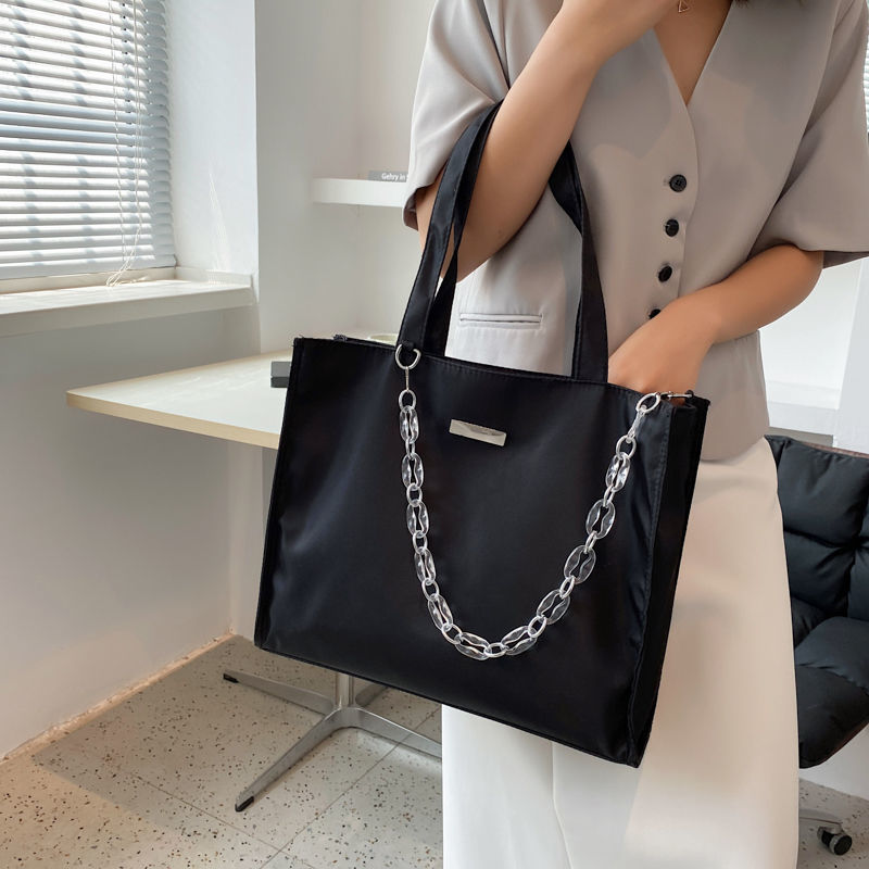 Fashion Large-capacity One-shoulder Cloth Bag Student Tote