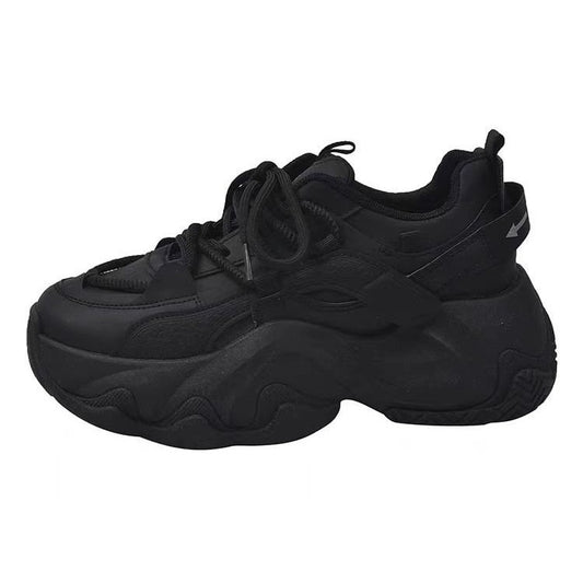 Women's Platform Fashion Lace Up Casual Sneakers