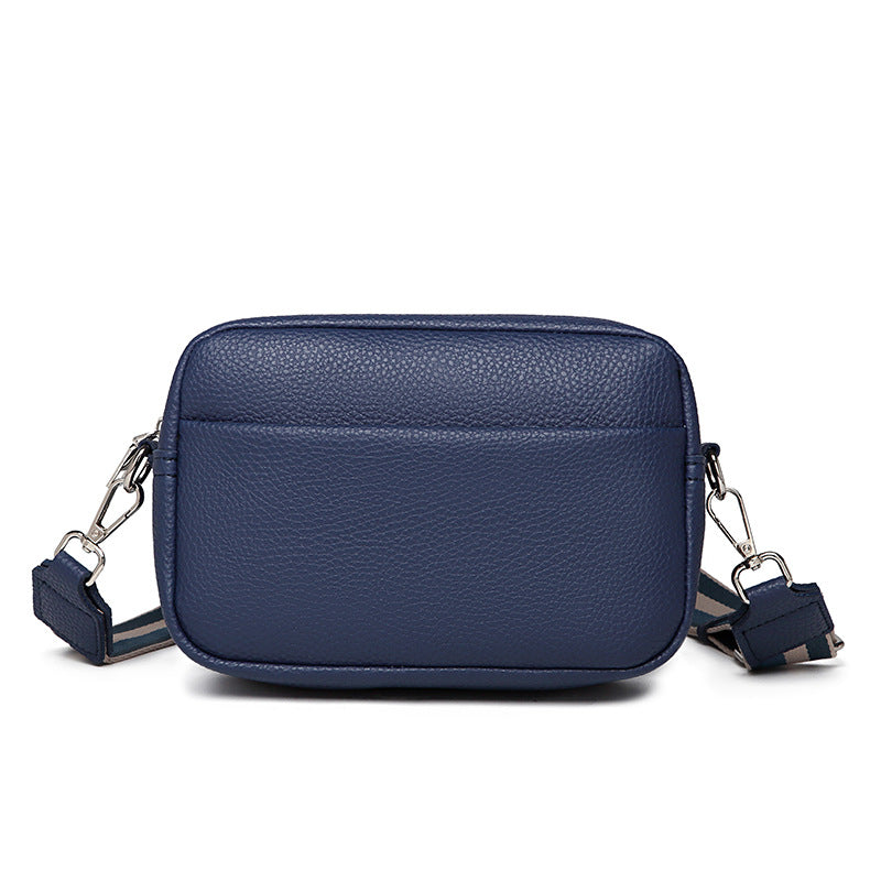 Women's Fashion Casual Solid Color PU Crossbody Bag